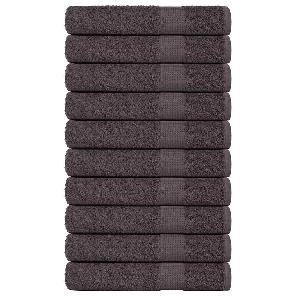 Saunatücher FROGN 10 Stk. Anthrazit 80x200 cm 360 g/m²
