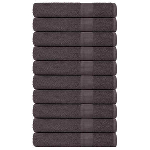 Saunatücher FROGN 10 Stk. Anthrazit 80x200 cm 360 g/m²