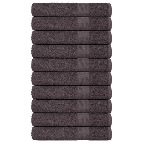 Saunatücher FROGN 10 Stk. Anthrazit 80x200 cm 360 g/m²