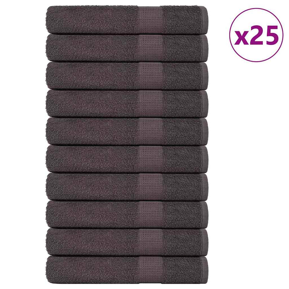 Saunatücher FROGN 25 Stk. Anthrazit 80x200 cm 360 g/m²