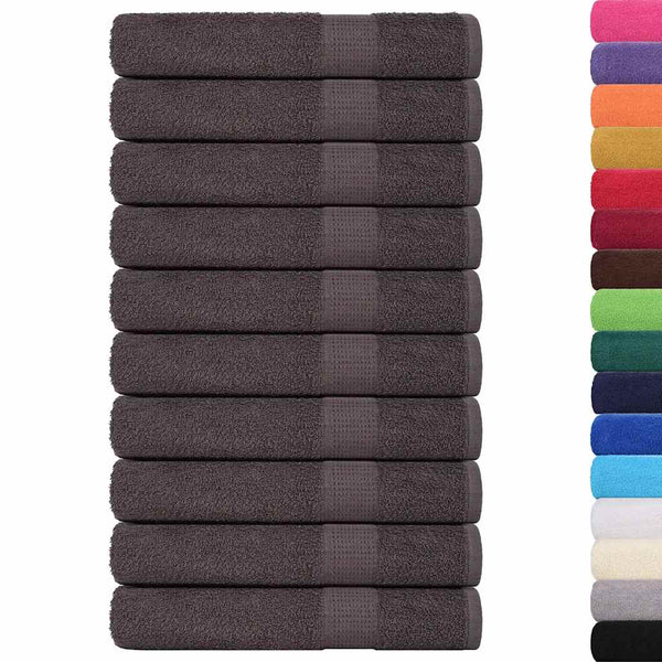 Handtücher FROGN 10 Stk. Anthrazit 100x200 cm 360 g/m²