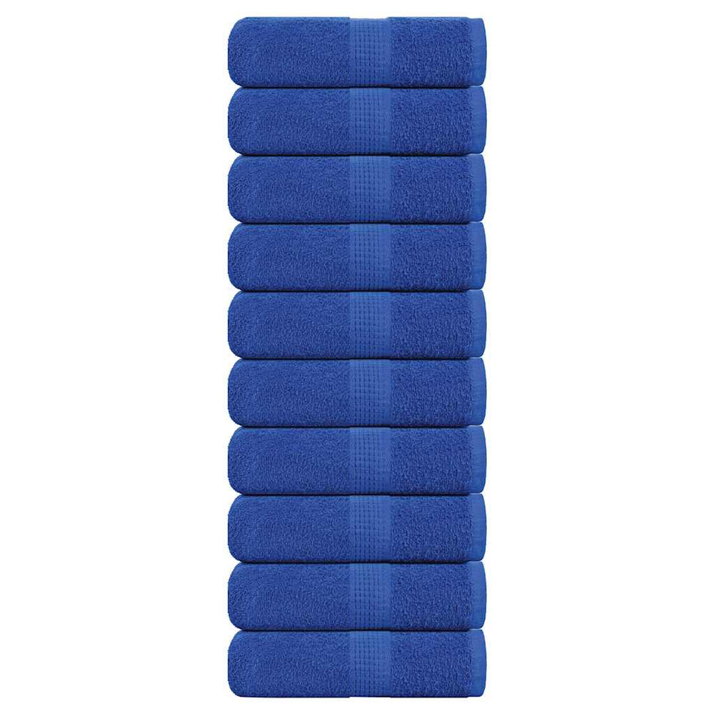 Gästetücher FROGN 10 Stk. Blau 30x50 cm 360 g/m²