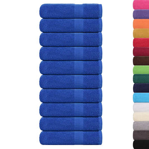 Handtücher FROGN 10 Stk. Blau 50x100 cm 360 g/m²