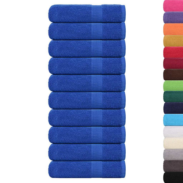 Badetücher FROGN 10 Stk. Blau 100x150 cm 360 g/m²