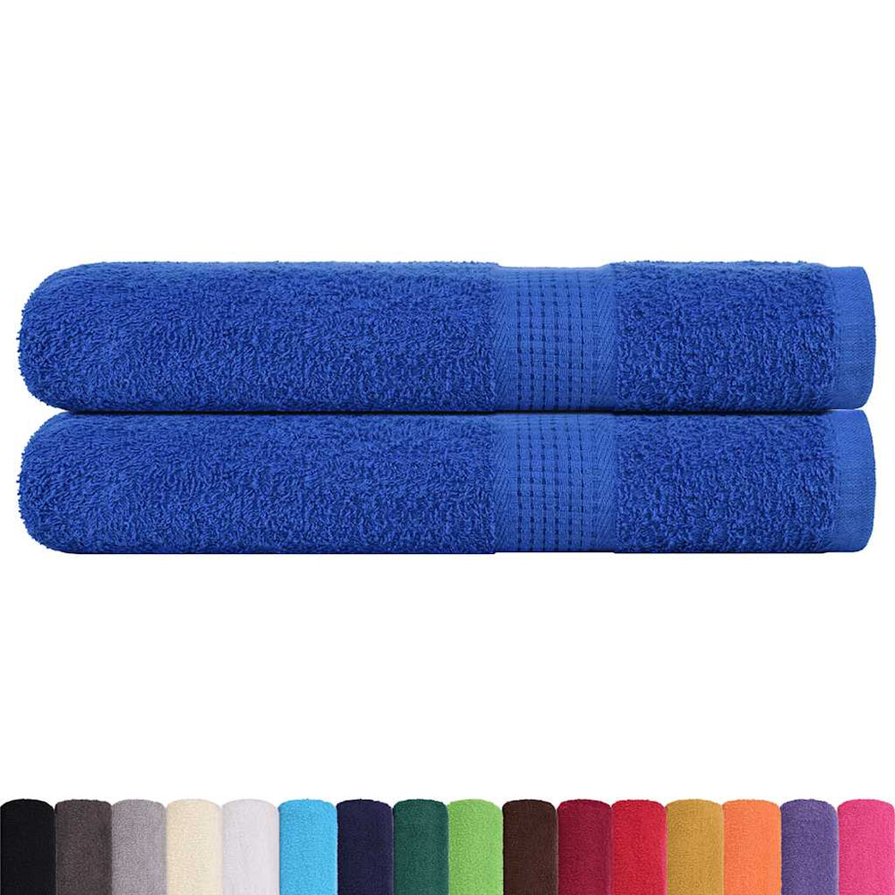 Saunatücher FROGN 2 Stk. Blau 80x200 cm 360 g/m²