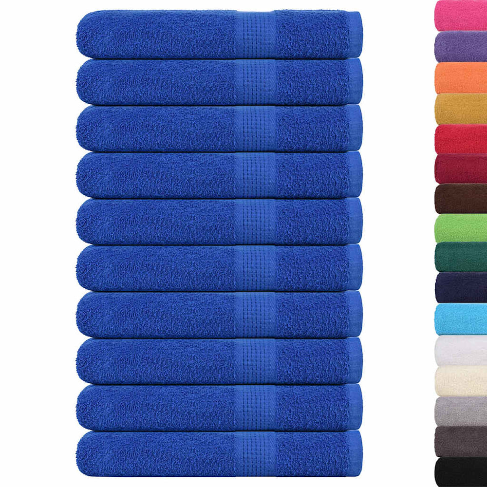 Handtücher FROGN 10 Stk. Blau 100x200 cm 360 g/m²