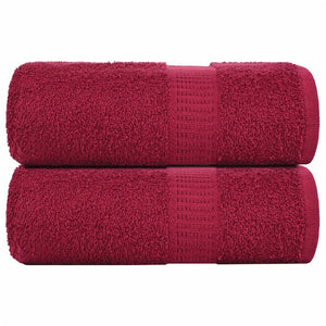 Gästetücher FROGN 2 Stk. Bordeaux 30x50 cm 360 g/m²