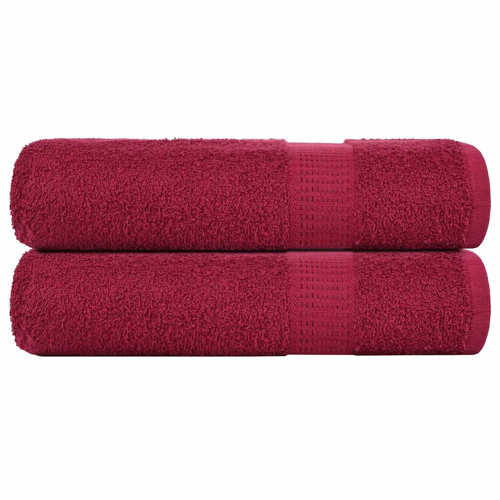 Handtücher FROGN 2 Stk. Bordeaux 50x100 cm 360 g/m²