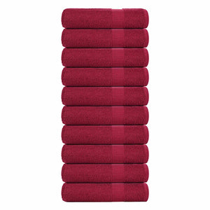 Duschtücher FROGN 10 Stk. Bordeaux 70x140 cm 360 g/qm