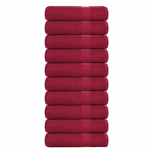 Duschtücher FROGN 10 Stk. Bordeaux 70x140 cm 360 g/qm