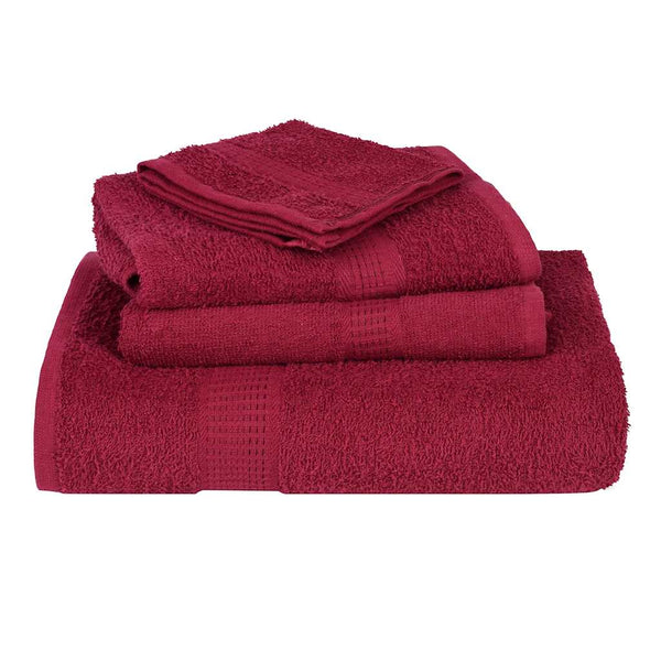 Badetücher FROGN 2 Stk. Bordeaux 100x150 cm 360 g/m²