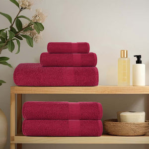 Badetücher FROGN 10 Stk. Bordeaux 100x150 cm 360 g/m²