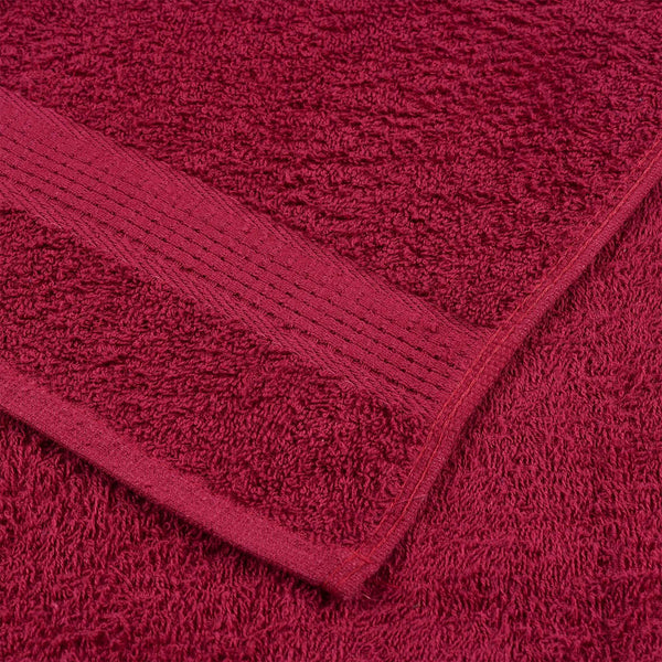 Saunatücher FROGN 2 Stk. Bordeaux 80x200 cm 360 g/m²