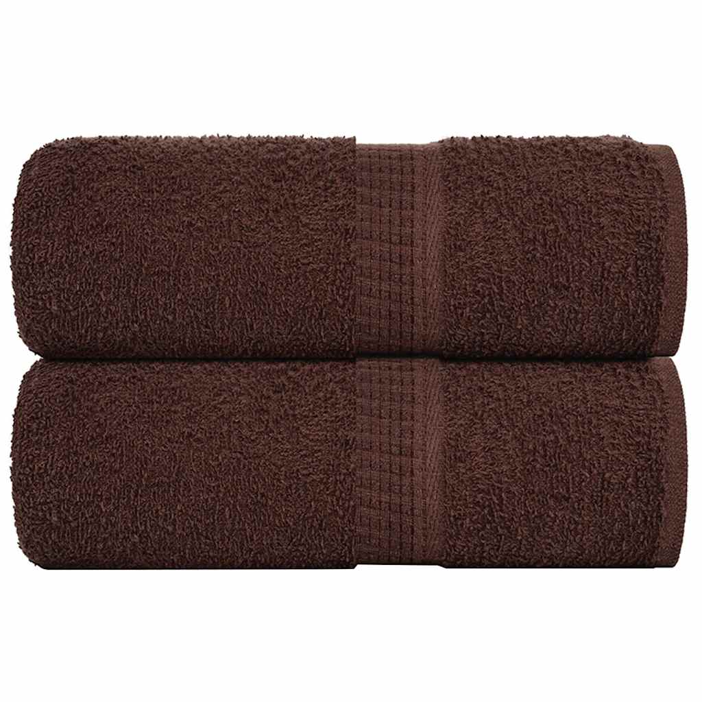 Waschtücher FROGN 2 Stk. Braun 30x30 cm 360 g/m²
