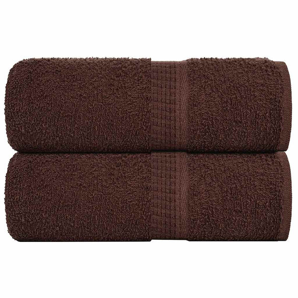 Waschtücher FROGN 2 Stk. Braun 30x30 cm 360 g/m²