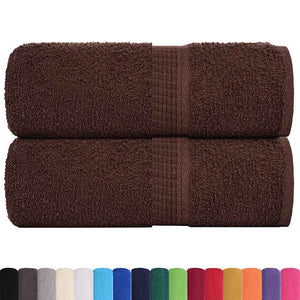 Waschtücher FROGN 2 Stk. Braun 30x30 cm 360 g/m²