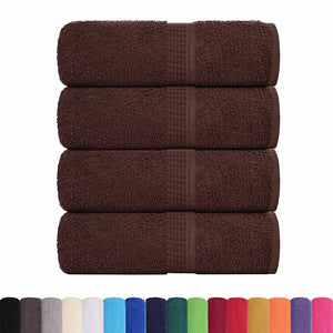 Waschtücher FROGN 4 Stk. Braun 30x30 cm 360 g/m²