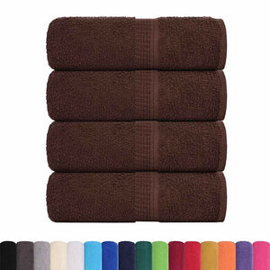 Gästetücher FROGN 4 Stk. Braun 30x50 cm 360 g/m²