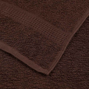 Gästetücher FROGN 10 Stk. Braun 30x50 cm 360 g/m²
