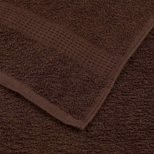 Badetücher FROGN 10 Stk. Braun 100x150 cm 360 g/m²