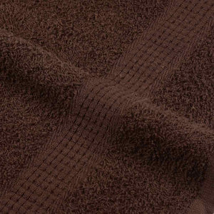 Handtücher FROGN 10 Stk. Braun 100x200 cm 360 g/m²