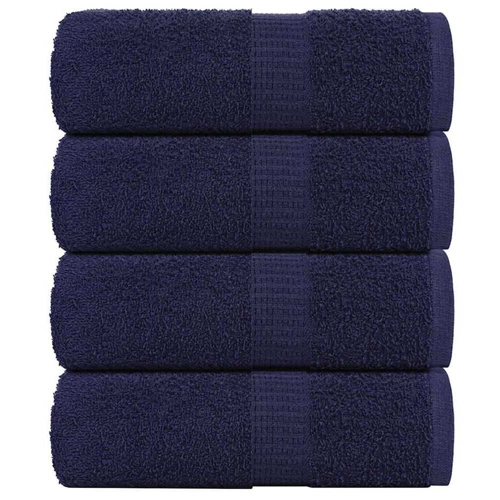 Waschtücher FROGN 4 Stk. Marineblau 30x30 cm 360 g/m²