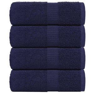 Waschtücher FROGN 4 Stk. Marineblau 30x30 cm 360 g/m²