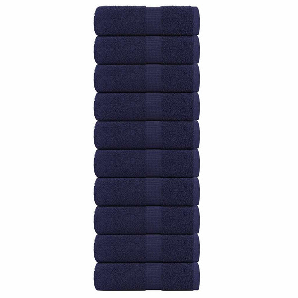Waschtücher FROGN 10 Stk. Marineblau 30x30 cm 360 g/m²