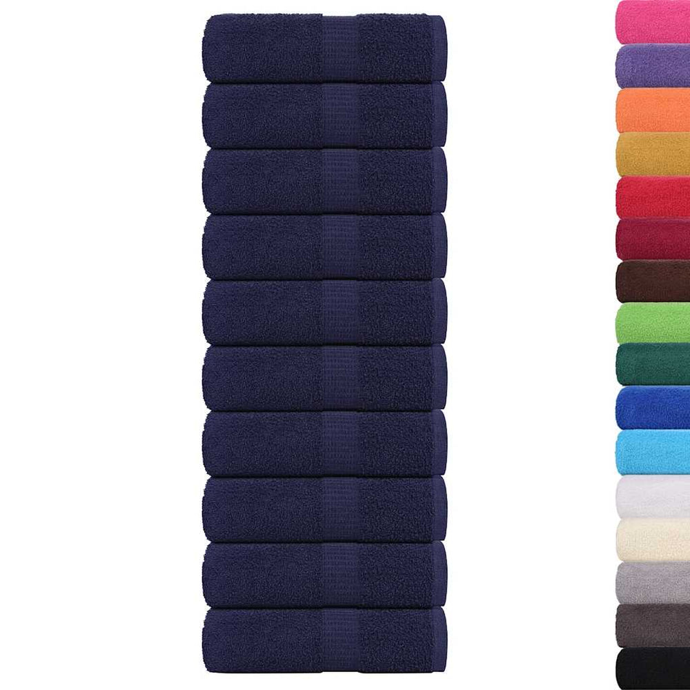 Waschtücher FROGN 10 Stk. Marineblau 30x30 cm 360 g/m²