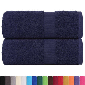 Gästetücher FROGN 2 Stk. Marineblau 30x50 cm 360 g/m²