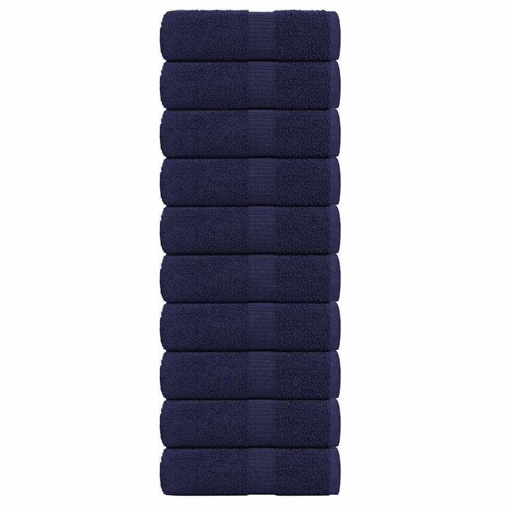 Gästetücher FROGN 10 Stk. Marineblau 30x50 cm 360 g/m²