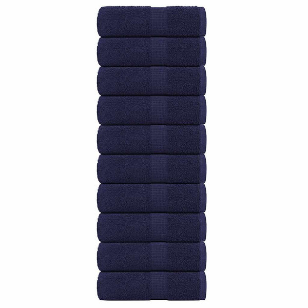 Gästetücher FROGN 10 Stk. Marineblau 30x50 cm 360 g/m²
