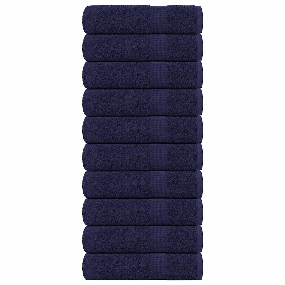 Handtücher FROGN 10 Stk. Marineblau 50x100 cm 360 g/m²