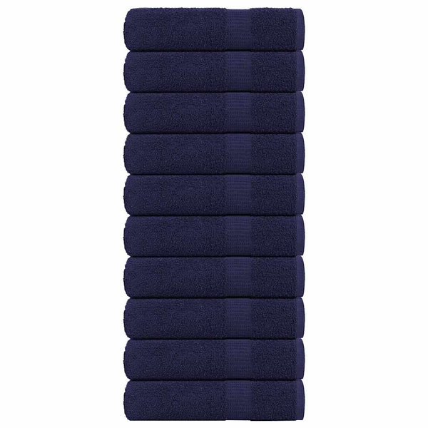 Handtücher FROGN 10 Stk. Marineblau 50x100 cm 360 g/m²