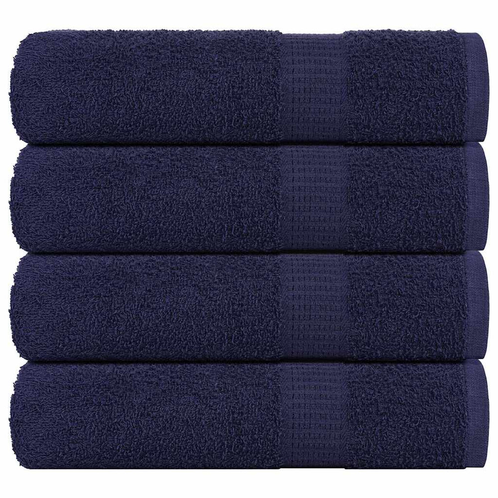 Badetücher FROGN 4-teilig Marineblau 100x150 cm 360 g/m²