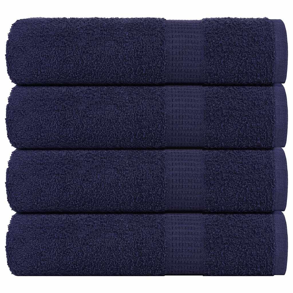 Badetücher FROGN 4-teilig Marineblau 100x150 cm 360 g/m²