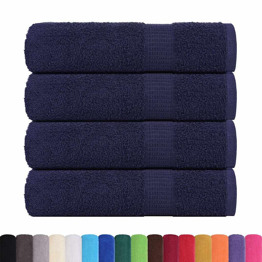 Badetücher FROGN 4-teilig Marineblau 100x150 cm 360 g/m²