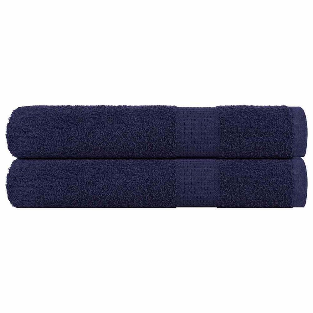 Saunatücher FROGN 2 Stk. Marineblau 80x200 cm 360 g/m²
