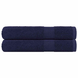 Saunatücher FROGN 2 Stk. Marineblau 80x200 cm 360 g/m²