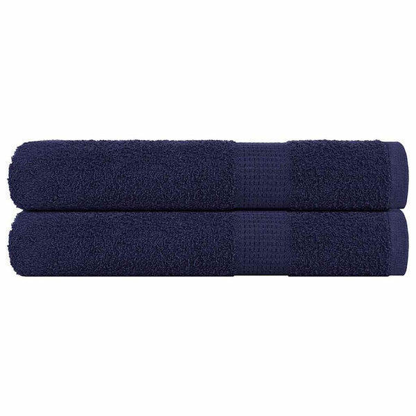 Saunatücher FROGN 2 Stk. Marineblau 80x200 cm 360 g/m²