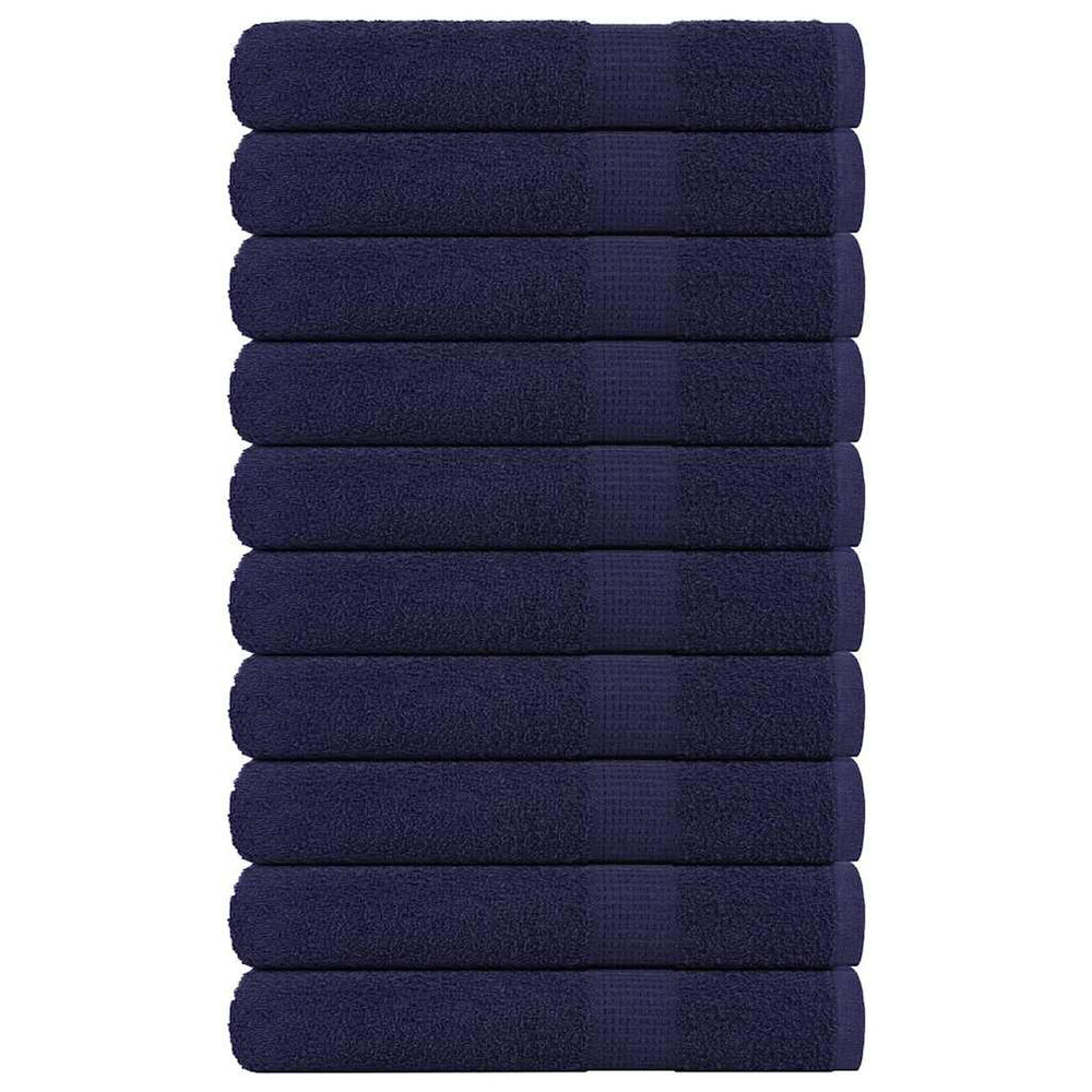Saunatücher FROGN 10 Stk. Marineblau 80x200 cm 360 g/m²