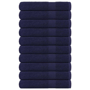 Saunatücher FROGN 10 Stk. Marineblau 80x200 cm 360 g/m²