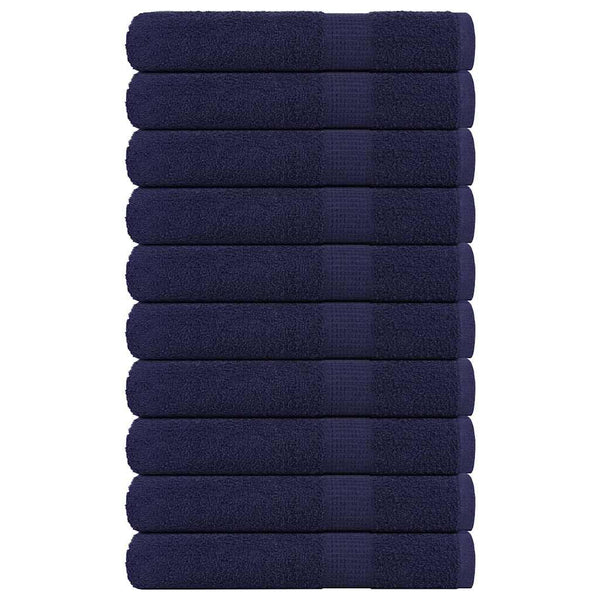Saunatücher FROGN 10 Stk. Marineblau 80x200 cm 360 g/m²