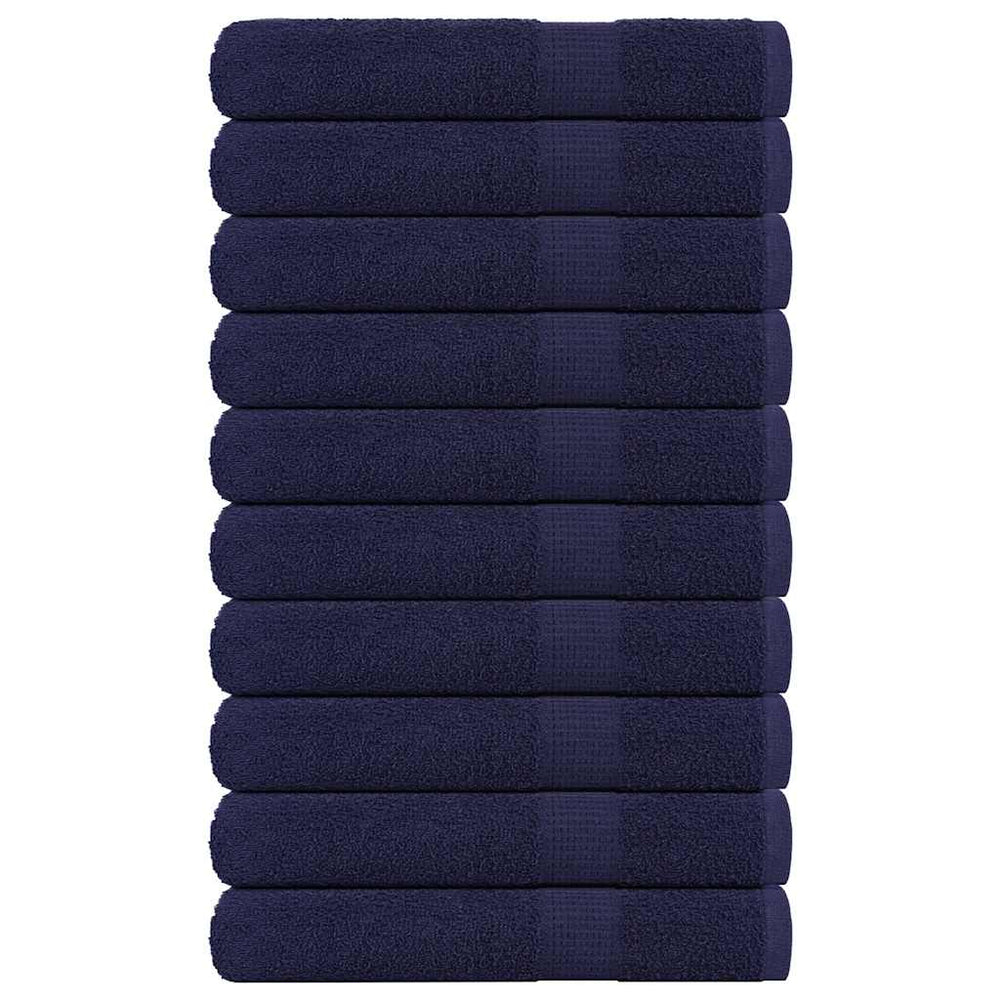 Handtücher FROGN 10 Stk. Marineblau 100x200 cm 360 g/m²