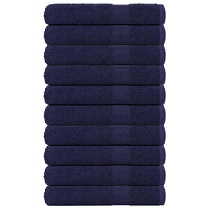 Handtücher FROGN 10 Stk. Marineblau 100x200 cm 360 g/m²