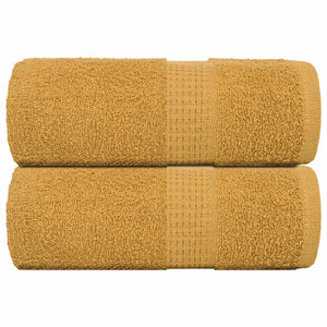 Waschtücher FROGN 2 Stk. Gold 30x30 cm 360 g/m²