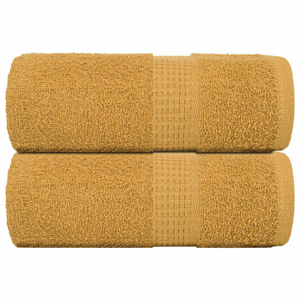 Waschtücher FROGN 2 Stk. Gold 30x30 cm 360 g/m²