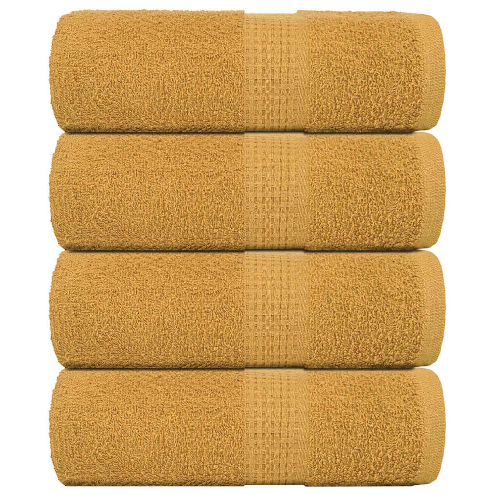 Waschtücher FROGN 4 Stk. Gold 30x30 cm 360 g/m²