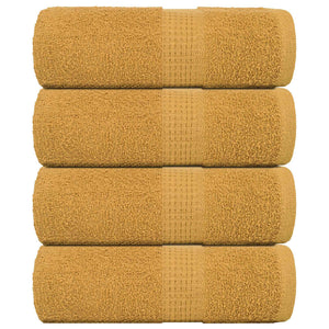Waschtücher FROGN 4 Stk. Gold 30x30 cm 360 g/m²