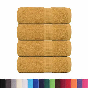 Waschtücher FROGN 4 Stk. Gold 30x30 cm 360 g/m²